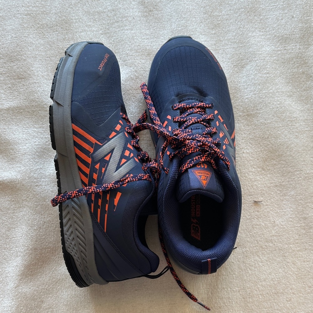 New Balance Navy and Orange Athletic Shoes